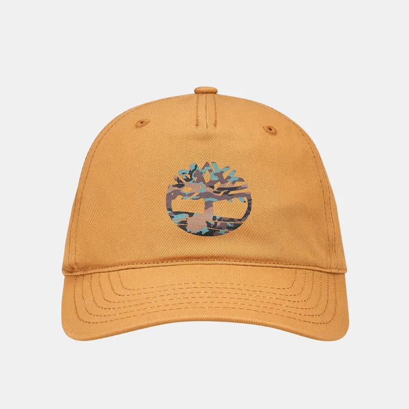 Timberland Men's Camo Tree Logo Baseball Cap