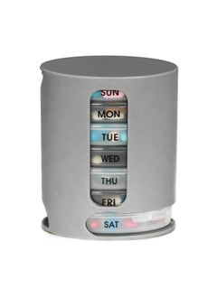 AS SEEN ON TV Pill Pro 7 Day Weekly Tab-let Med-icin-e Storage Box With 4 Compartments/Pill Dispenser Pill Pro Organize Pills and Vitamins  - Image 1