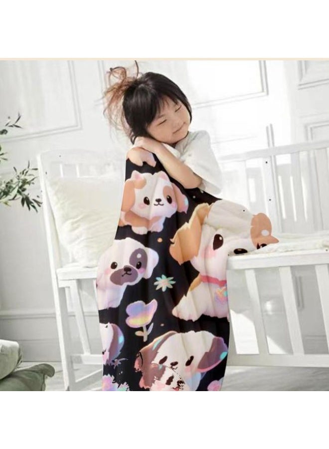 general Baby and children's cartoon flannel thin blanket (warm and comfortable, suitable for sleep, game use) 70cm*100cm - Image 3
