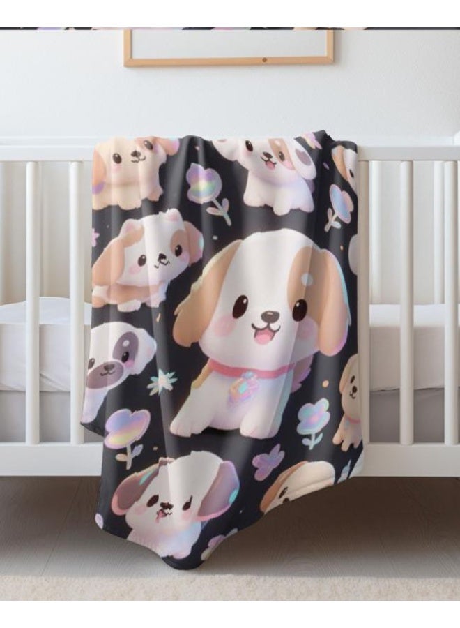 general Baby and children's cartoon flannel thin blanket (warm and comfortable, suitable for sleep, game use) 70cm*100cm - Image 1