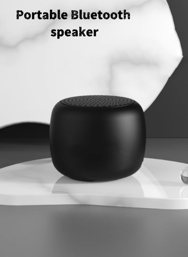 Portable Bluetooth Mini Speaker Outdoor Sports Running Mini Mini Speaker Mini Wireless Subwoofer Starlight Black - Image 1