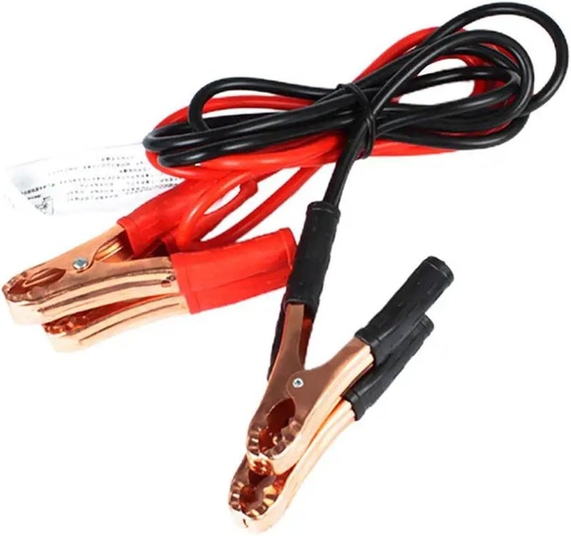 1.8 M 500A Car Battery Jump Cable Booster Cable Line Emergency Jump Starter Leads Van SUV Double-Ended with Clamps Clips A - Image 1
