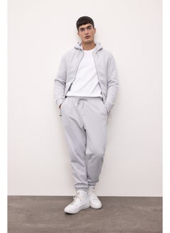DeFacto Man Regular Fit Hooded Soft Furry Inside Basic Zippered Sweatshirt  - Image 5