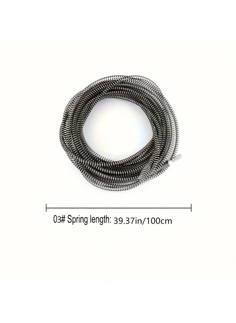 Pipe Unblocking Spring Sewer Toilet Floor Drain Unblocking Machine Accessories 1 Piece