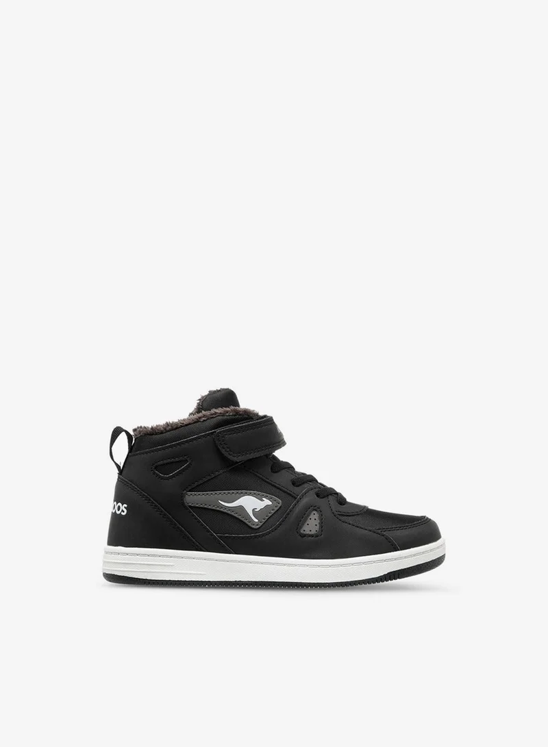 kangaROOS Boys' Logo Applique High Top Shoes with Hook and Loop Closure