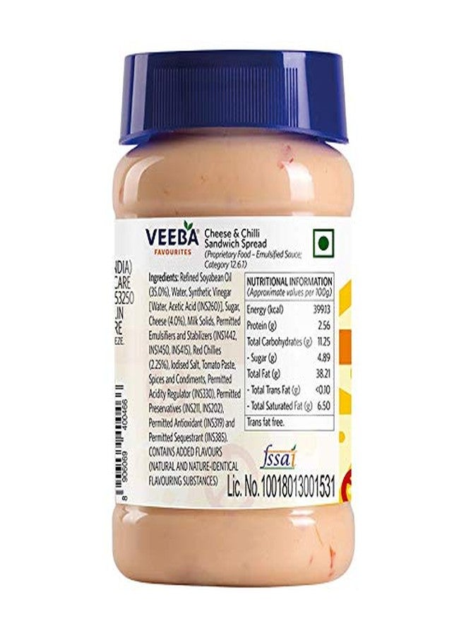 Veeba Chipotle Southwest Dressing, 300 g & Cheese & Chilli Sandwich Spread, 250 g - Pack of 2 - Image 3