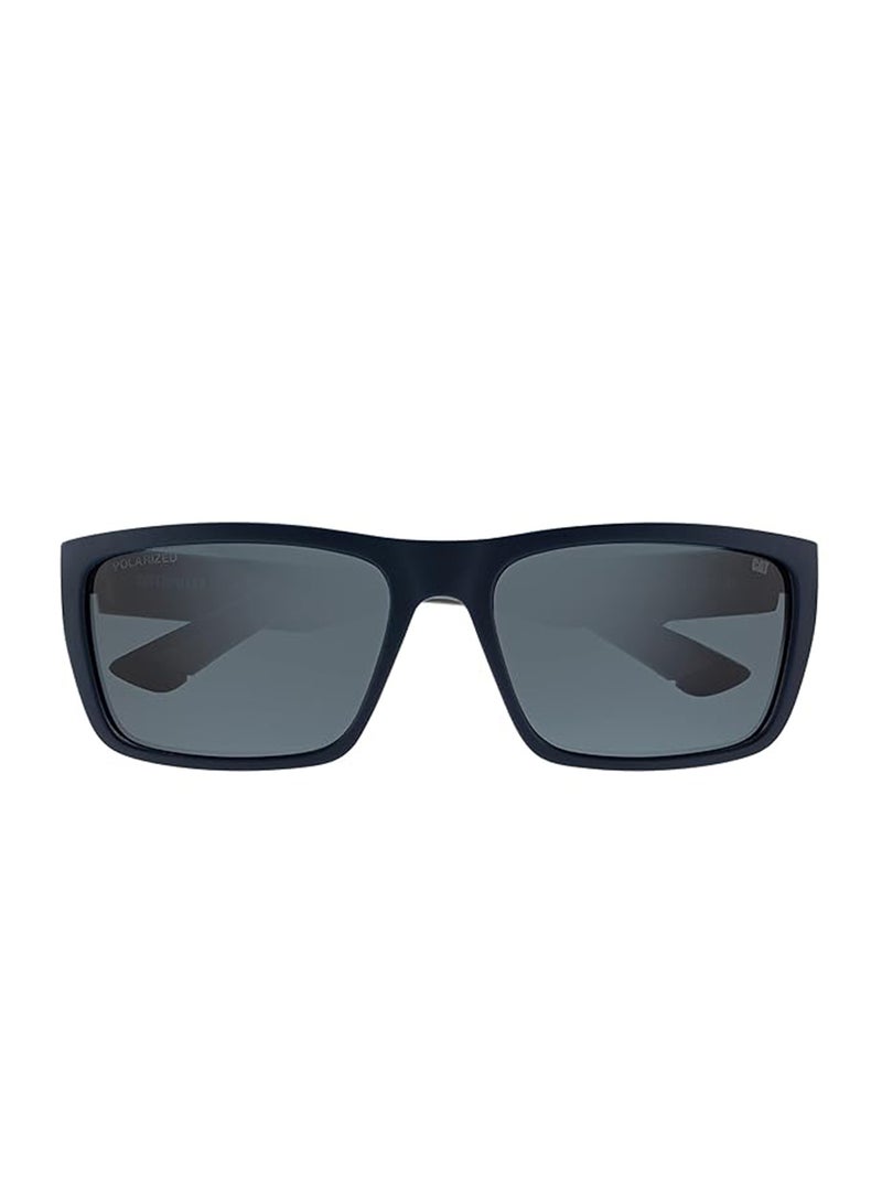 CAT Men CTS-8021 Polarized Square Front Sunglasses Blue 61 mm - Image 2