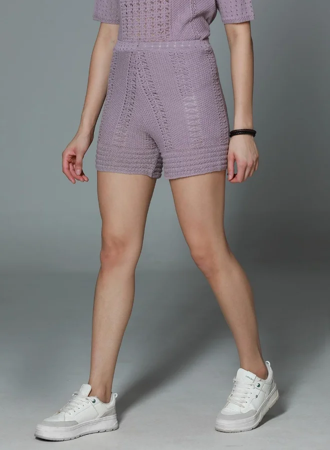 HIGH STAR Women’s Regular Fit Lavender Co-ord – Elegant and Casual