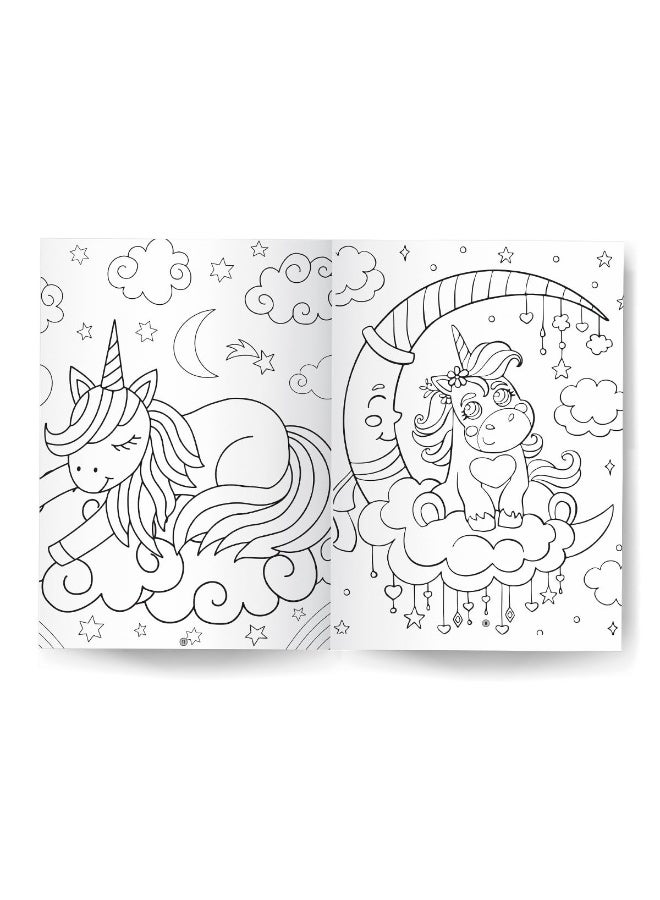 Unicorn Colouring Book : 101 Fun Activity Colourin - Image 2