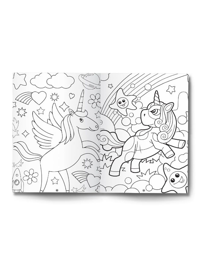 Unicorn Colouring Book : 101 Fun Activity Colourin - Image 5