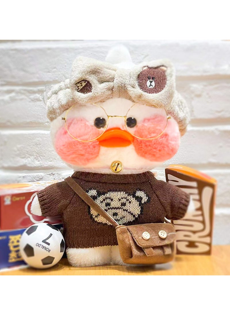 Cutie Cute Kawaii Plush Soft Duck Doll Korean Netred Supports Hyaluronic Acid Small Duck Doll Children's Toy For Birthday Gift 30cm  - Image 1