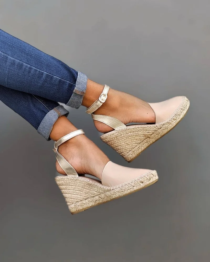 SHOEQ Carla Espadrille Wedge