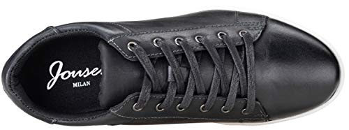 Jousen Men' s Casual Shoes Leather Dress Sneakers Business Casual Shoes for Men Breathable Fashion Sneakers (MY852 Black 9) - Image 5
