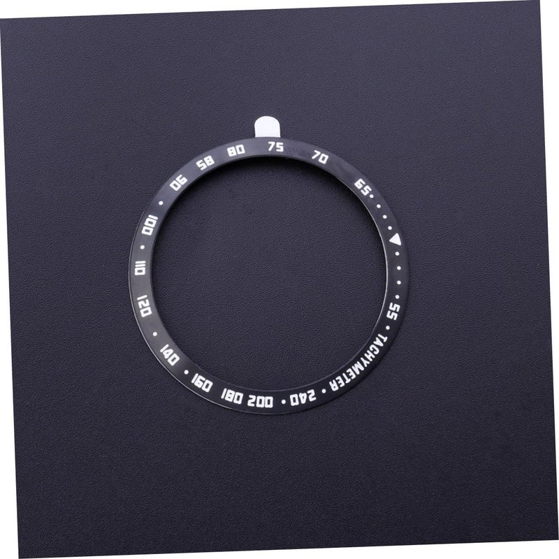 Frontier Watch Bezel Ring Black Steel Protective Cover with White Lettering - Image 4