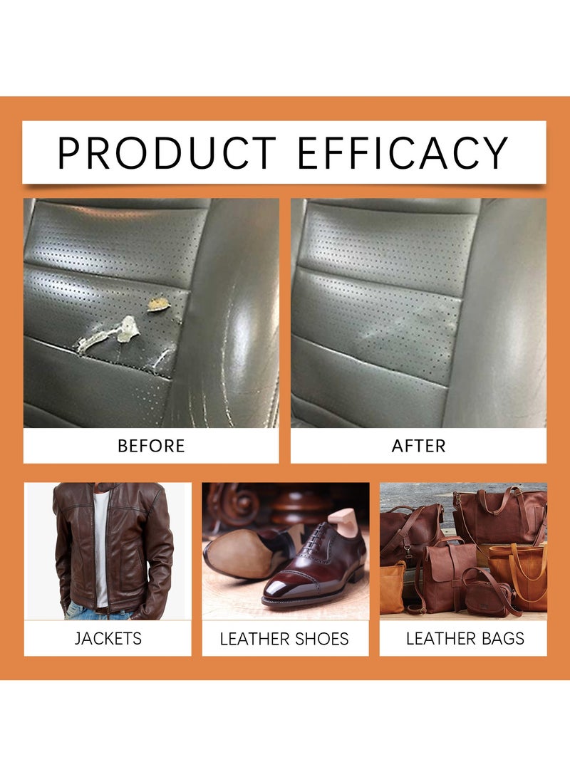 Leather Adhesive,Leather Fabric Sofa Adhesive, Waterproof Seamless Repair Bonding Effect 50ml