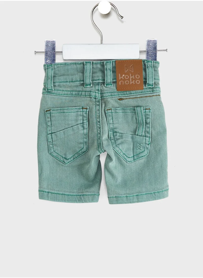 koko noko Kids Folded Hem Shorts