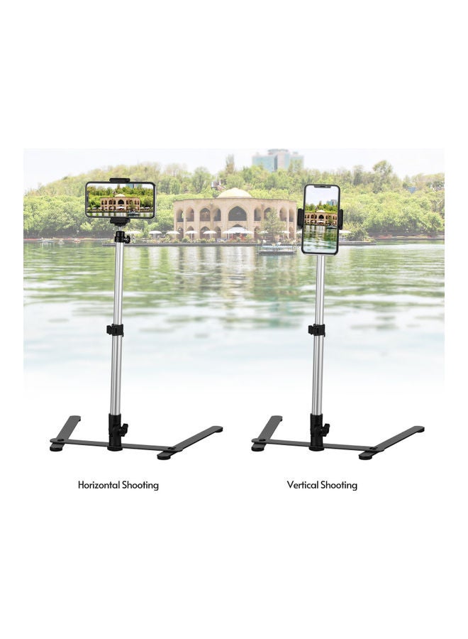 NIBEMINENT Photography Copy Stand with Adjustable Phone Holder Remote Control Black  - Image 4