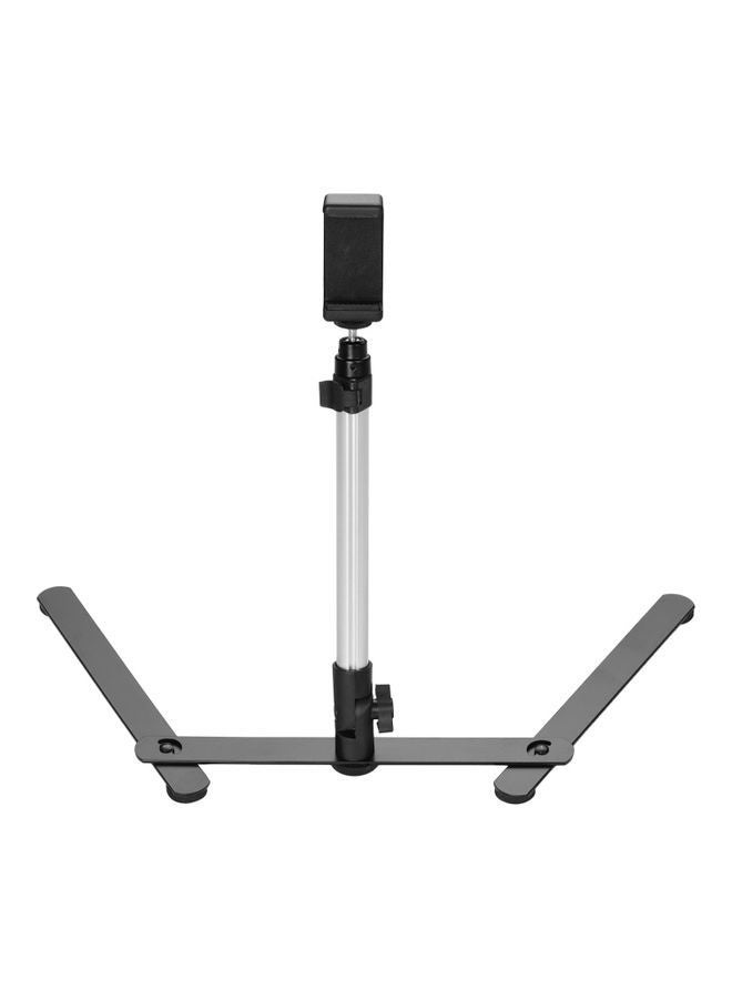 NIBEMINENT Photography Copy Stand with Adjustable Phone Holder Remote Control Black  - Image 2