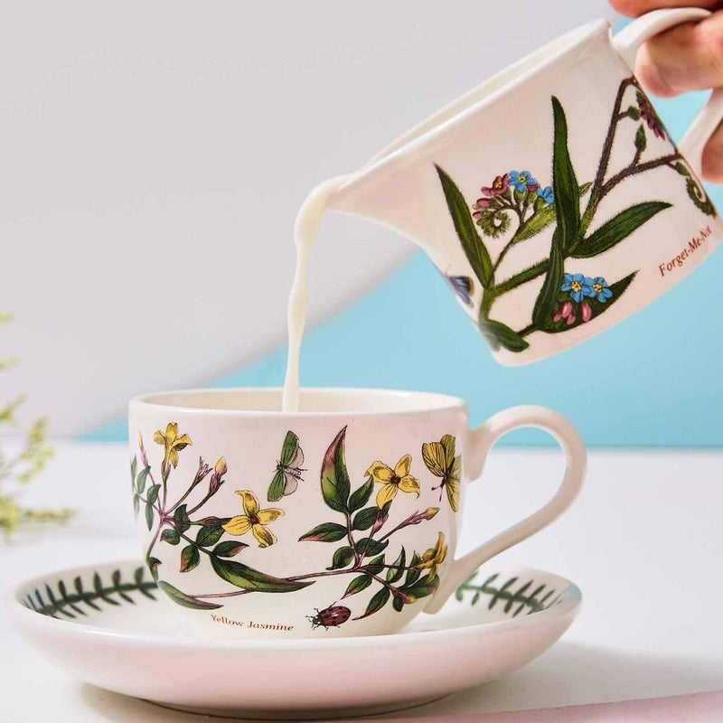 Portmeirion Botanic Garden 7oz Cream Jug - Floral Earthenware Vintage Creamer Pitcher, Dishwasher & Microwave Safe - Chip-Resistant Glaze, Made in England, Elegant Tableware Addition - Image 3