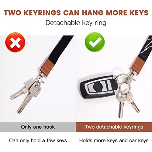 XCHIN Lanyards for Keys, Keychain Long Lanyard for Women Men, Cute Neck Lanyard for ID Badges Wallet - Image 4