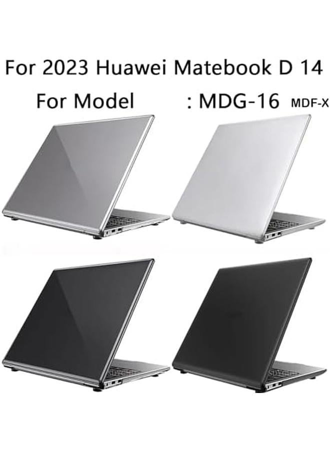 erorex Compatible With Huawei Matebook D14 2023 Laptop Protective Shell Latest Newest Laptop Cover For Matebook 14 Inch D14 Matte Black  - Image 2