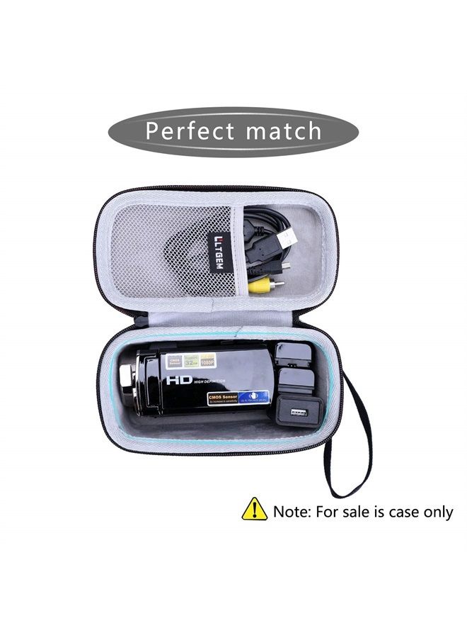 LTGEM حقائب كاميرات الفيديو لكيمير/كيكتك/سوسون/سوني HDRCX405، متوافقة مع جميع الأحجام حتى 6.4 بوصة × 2.8 بوصة × 3.3 بوصة - Image 3