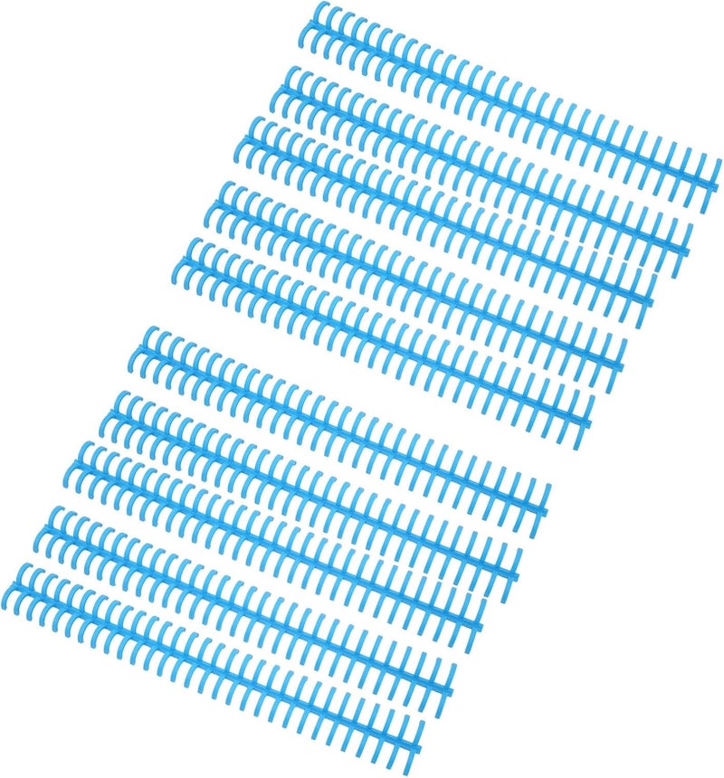 Yinhing 10 Pcs Binding Spines Coils with 13mm Inner Diameter for Loose Leaf Documents Page Turning Easy Use for Office School Binding Needs (Blue) - Image 5