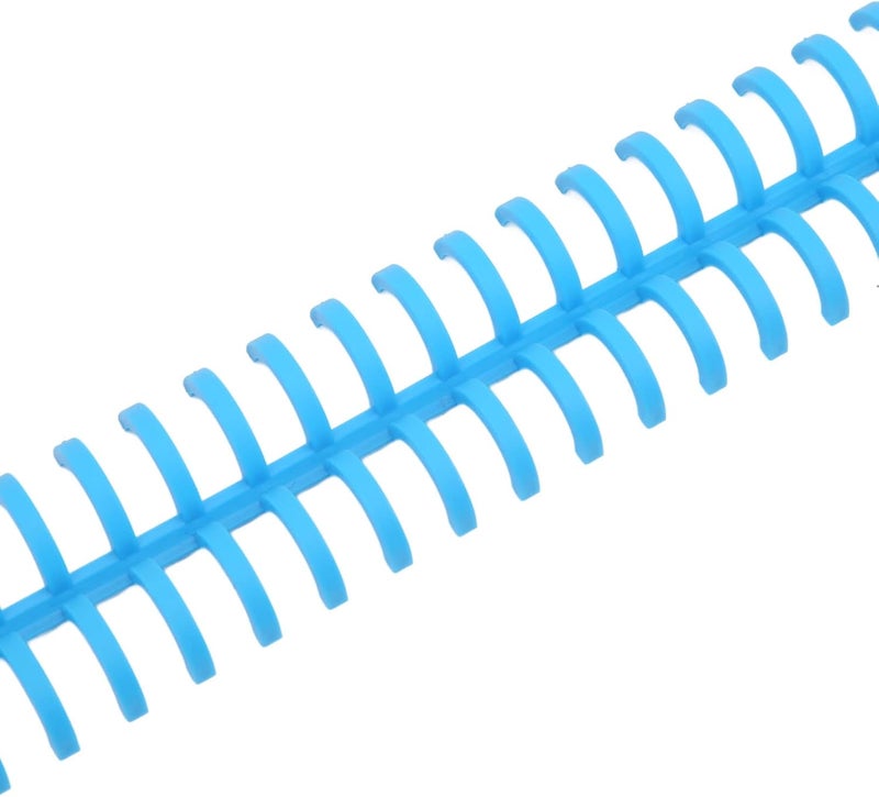 Yinhing 10 Pcs Binding Spines Coils with 13mm Inner Diameter for Loose Leaf Documents Page Turning Easy Use for Office School Binding Needs (Blue) - Image 4