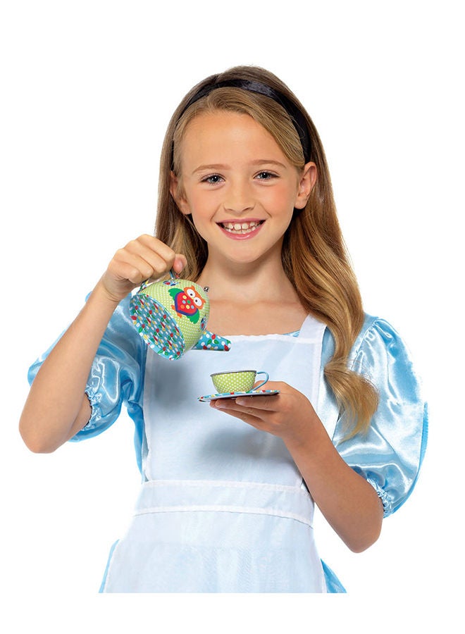 MAD TOYS Alice in Wonderland Book Week and World Book Day, Roleplay Theme Party Child Costumes, Girls Costume Set Ages from 3 to 10 Years - Image 4