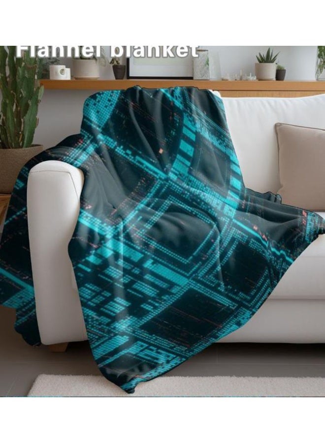 عام بطانية رقيقة من الفانيلا (حرارة ومريحة، ومناسبة للنوم واستخدام اللعبة والغبار والرمل) 150 سم * 200 سم - 206 - Image 4