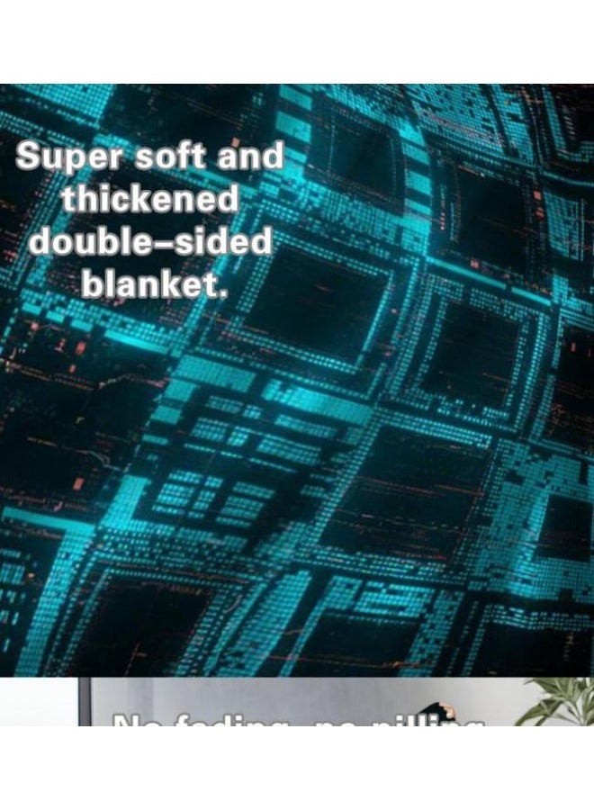 عام بطانية رقيقة من الفانيلا (حرارة ومريحة، ومناسبة للنوم واستخدام اللعبة والغبار والرمل) 150 سم * 200 سم - 206 - Image 5