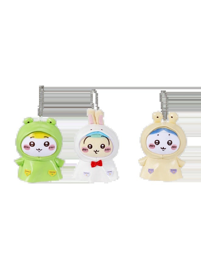 MINISO x Chiikawa Summer Party Raincoat Collection Plush Pendant Keychain, 1 Piece, Soft Character Bag Charm, Collectible Accessory and Gift - Image 5