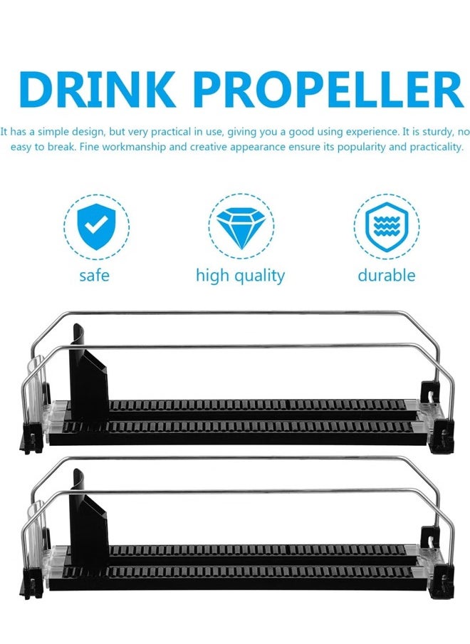 Automatic Can Dispenser  Fridge Kitchen Cupboard Pantry Countertop Storage  Soda Pop Cans Organiser Automated Drinks Pusher Glide Holder Rack Standard Size 330ml 440ml 500ml