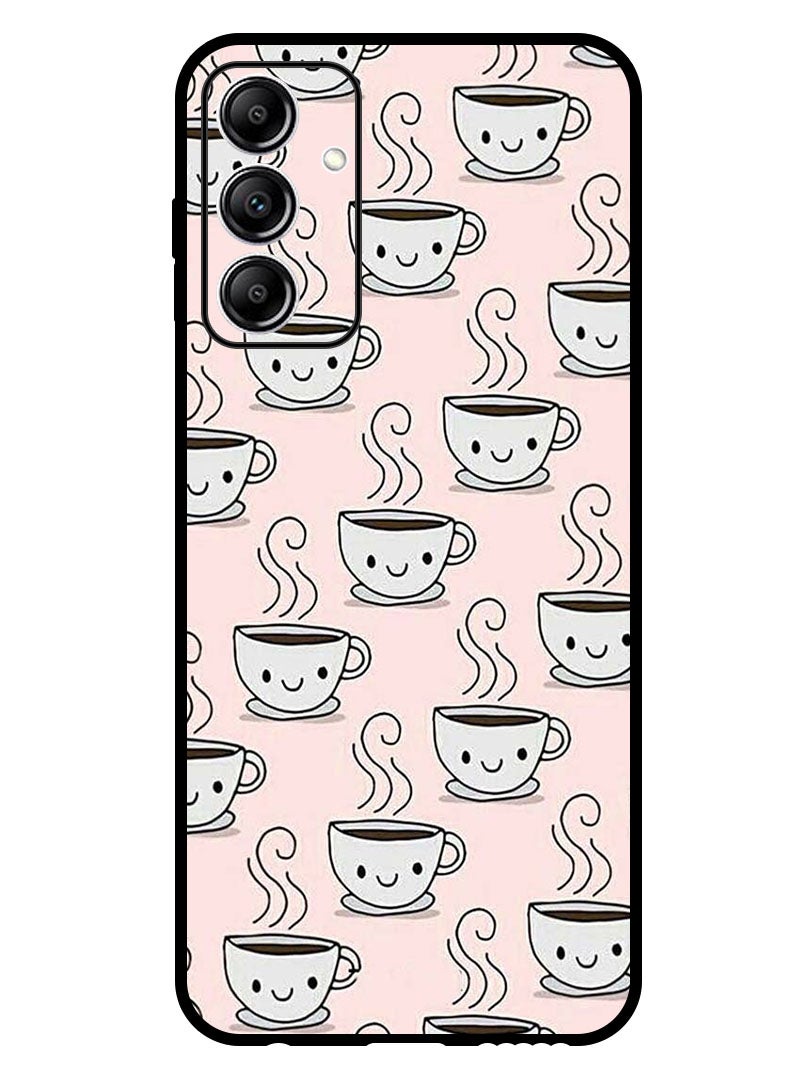 Protective Case Anti Scratch Shock Proof Bumper Cover For Samsung Galaxy A15 5G Coffee Pink Bg
