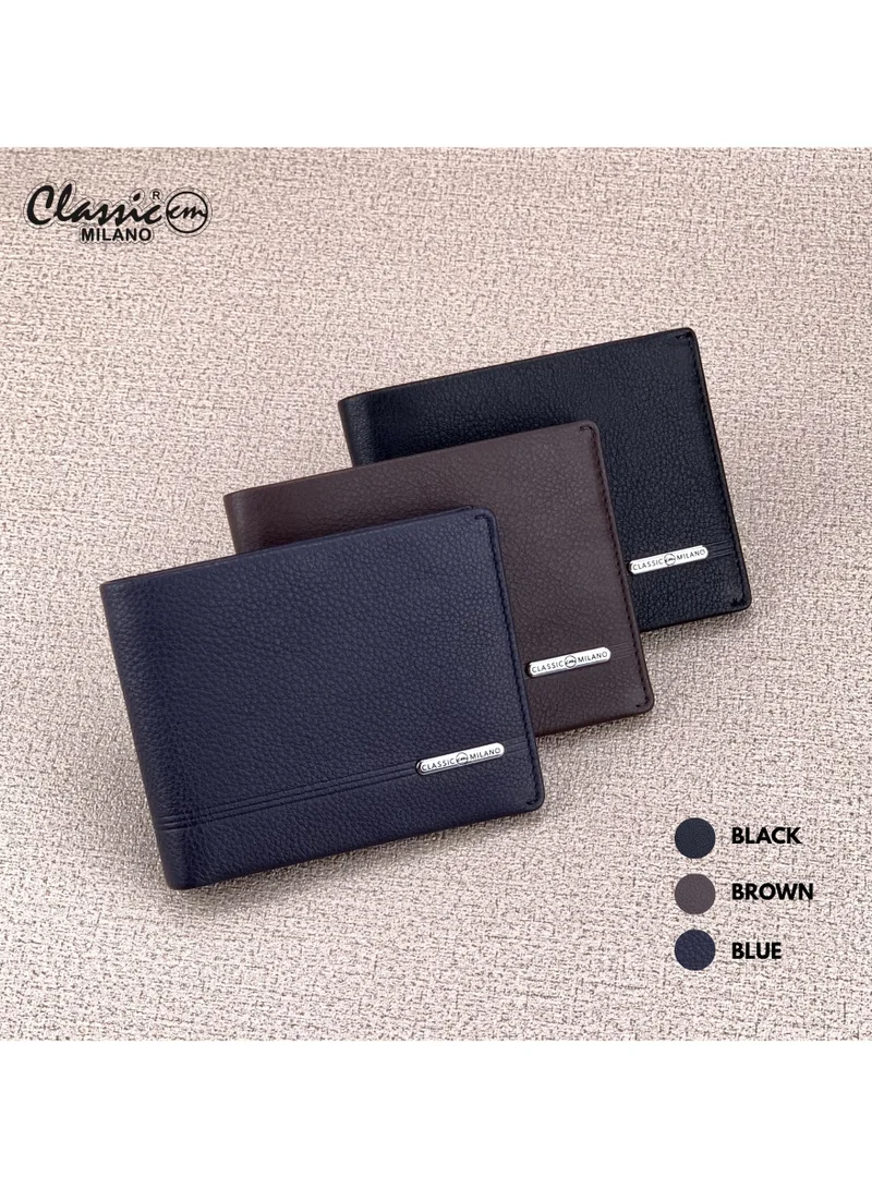 Classic Milano Brown (CNH-2) Classic Milano Genuine Leather Wallet for Men – Slim Bifold Men’s Wallet with RFID Blocking, Multiple Card Slots – Stylish Mens Purse Wallets Gift for Husband, Father for Men | Best Price UAE