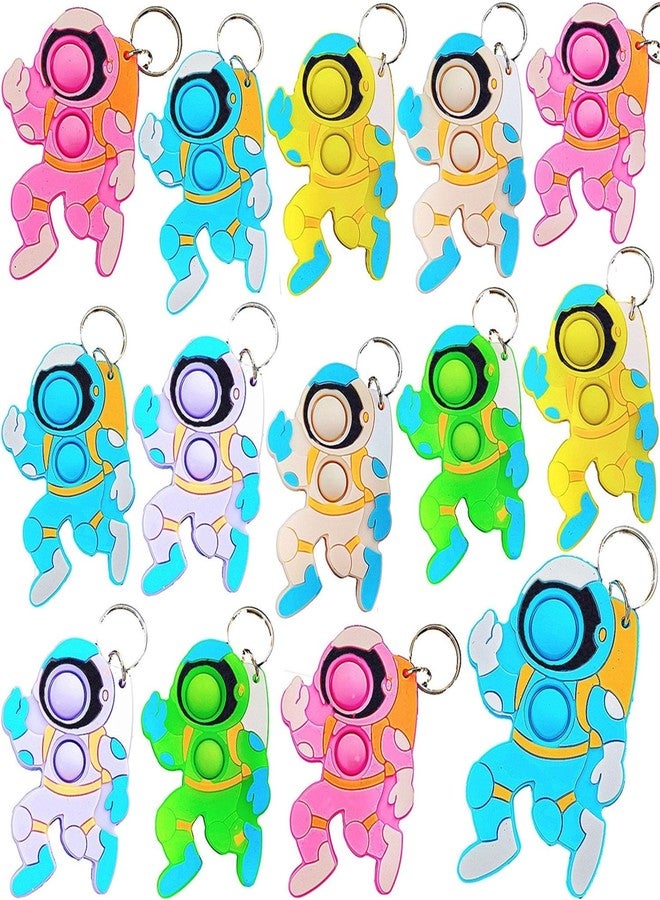 PSDFH 24 Packs Bulk Spaceman Mini pop for Classroom Students, Space Birthday Party favors - Image 3