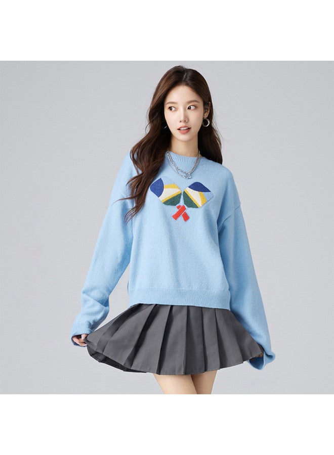 Hstyle 3d Pattern Knit Sweater - Women's Versatile Spring/autumn Top - Image 2