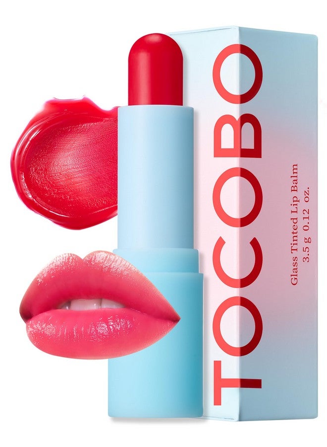 Tocobo بلسم شفاه زجاجي ملون TOCOBO 011 فلاش كرز 0.67 أونصة / 19 جرام | بلسم شفاه مرطب نباتي متألق ولون شفاف ملون واضح - Image 1
