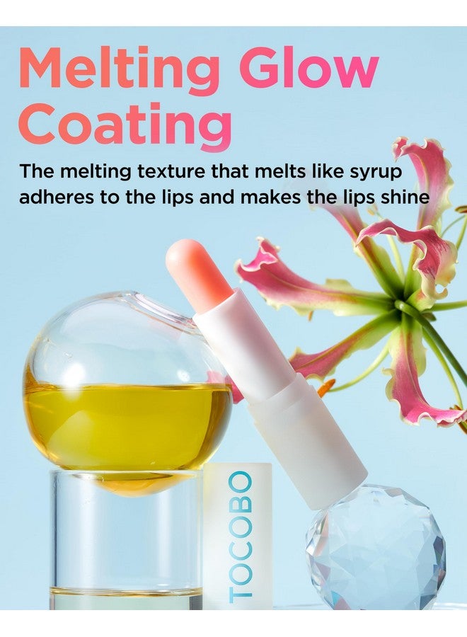 Tocobo بلسم شفاه زجاجي ملون TOCOBO 011 فلاش كرز 0.67 أونصة / 19 جرام | بلسم شفاه مرطب نباتي متألق ولون شفاف ملون واضح - Image 4
