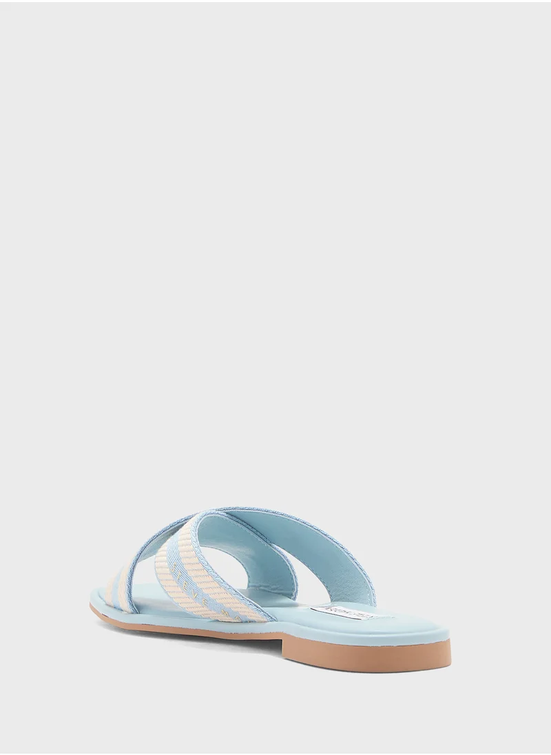 STEVE MADDEN Arrows Multi Strap Flat Sandals