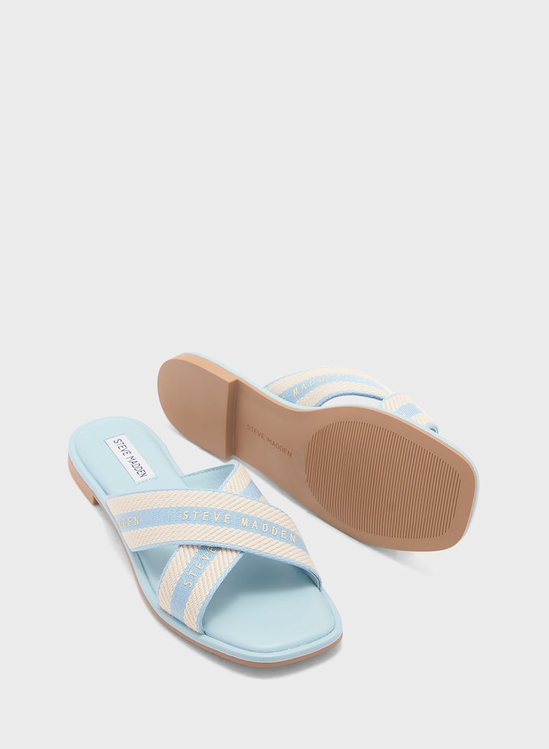 STEVE MADDEN Arrows Multi Strap Flat Sandals  - Image 3