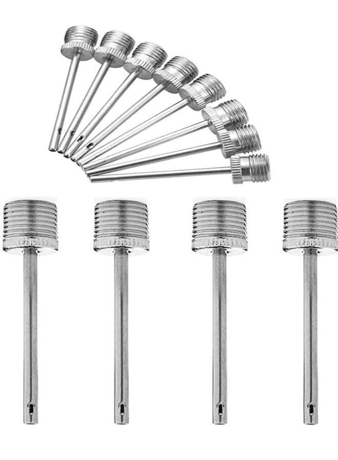 saw power SL10A 10 pcs Pure Steel Inflating Needle pin Nozzle Basketball ootball Volleyball etc.air pin Needle air air pin with White Ball Carry one net - Image 2
