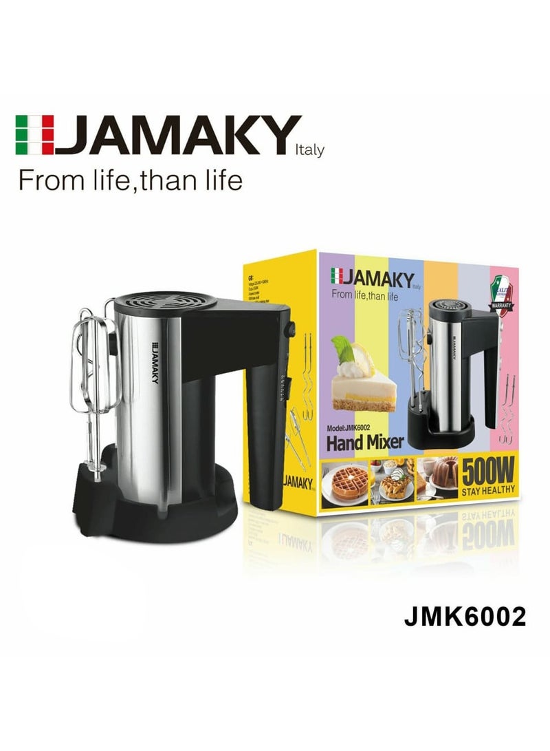 Jamaky Italy خلاط يدوي متعدد الوظائف بتكنولوجيا ايطالية 5000 واط - JMK6002
