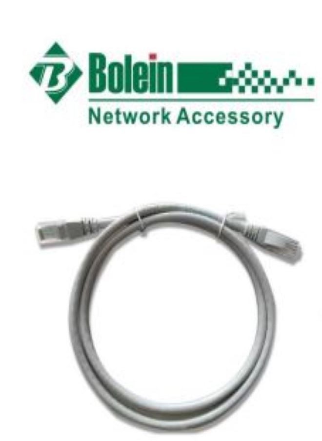 Bolein - Bolein Cat6 Ethernet Patch LAN Cable RJ45 Plug Design 3M - Image 1