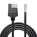 Goupchn 4Way Trailer Wiring Harness 18AWG 10ft 4Pin Trailer Connector to 4 Flat Wire Extension Cable - Image 2