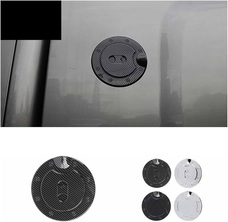 غطاء زخرفة غطاء خزان الوقود من ألياف الكربون A1 لشيفروليه سيلفرادو GMC سييرا 2007-2013 - Image 3