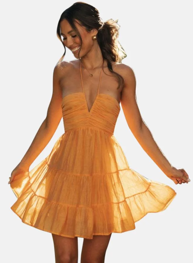 YUNIQEE Tiered Mini Dress