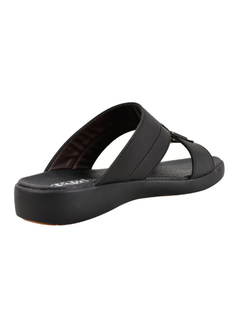 Faraj Fashion Men Arabic sandal Black  - Image 4