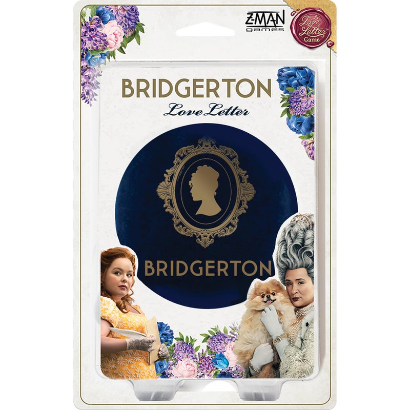 Z-Man Games Z-Man Games Bridgerton Love Letter Card - Unmask Lady Whistledown's Identity! Strategy for Kids and Adults Based on The Hit Neflix Series, Ages 10+, 2-6 Players, 20 Minute Playtime, Made  - Image 1