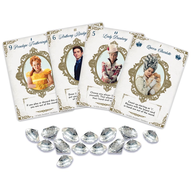 Z-Man Games Z-Man Games Bridgerton Love Letter Card - Unmask Lady Whistledown's Identity! Strategy for Kids and Adults Based on The Hit Neflix Series, Ages 10+, 2-6 Players, 20 Minute Playtime, Made  - Image 2